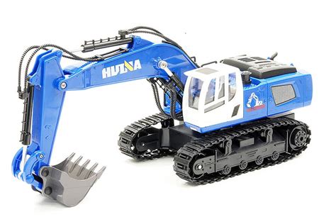 blue mini excavator|blue excavator toy.